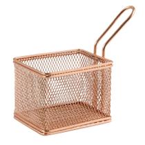 Mini Cestinha Retangular Inox Bronze - AN808BZ