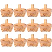 Mini cestos de tecido Cabilock, 12 peças para decoração de aniversário de casamento