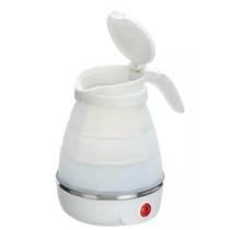 Mini Chaleira Elétrica Portátil Cor Branco 110V Compacto luxo