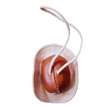 Mini CHAPÉU COWBOY Couro Semirrígido 8cm Vores variadas Pendute no Espelho do Carro,Enfeite - GBA