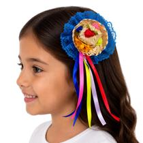 Mini Chapéu Junino Infantil com Rendas e Fitas - Mini Chapéu Junino Infantil com Rendas e Fitas -