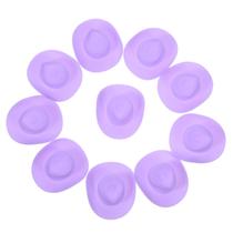 Mini chapéu Mini Doll Cake Decorando Chapéu Roxo 10 peças Gadpiparty