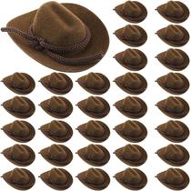 Mini chapéus de cowboy para artesanato, lembrancinhas de casamento, decoração, 36 unidades Mini chapéus de cowboy para artesanato, lembrancinhas de casamento, decoração, 36 unidades