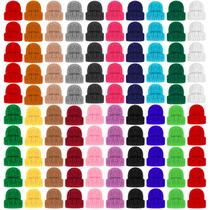 Mini chapéus de Papai Noel para artesanato EBOOT 96 peças (multicoloridos)