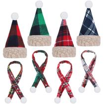 Mini Chapéus e Cachecóis Artesanais para Bonecas DIY Geyoga - Kit com 8 Unidades