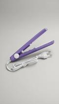 Mini Chapinha Portátil para Cabelo Cerâmica Violeta