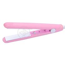 Mini Chapinha Prancha 17Cm Bivolt 110220V Profissional Rosa