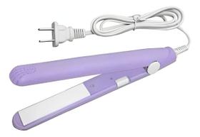 Mini Chapinha Prancha De Cabelo Portátil Com Case Transporte Bivolt Estojo