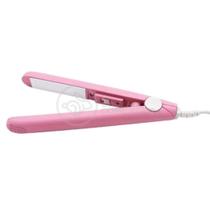 Mini Chapinha Prancha para Viagem Cabelo 17cm Bivolt 110220V Profissional Dia Das Mães - Rosa