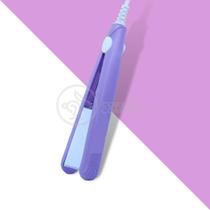 Mini Chapinha Prancha Portátil Bolsa Para Cabelo 17Cm Bivolt 110V220V Profissional Morina - Roxo - Aquilae