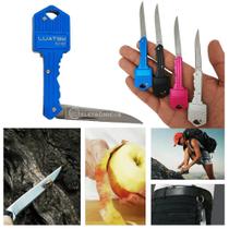 Mini Chave Canivete Colorida Lâmina Dobrável E Multifuncional MultiUso SLKD01AZ