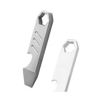 Mini Chave De Fenda De Aço Inoxidável Multifuncional Abridor De Garrafa Chave Hexagonal Ferramenta