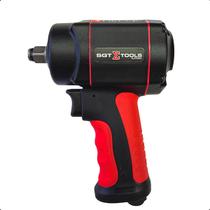 Mini Chave De Impacto 1/2 Pol 82 Kgf.m Corpo Leve Em Composite Resistente Ergonômico Prático