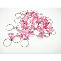 Mini Chaveiro Chupeta Pink Rosa 50 Peças Acrilico Barato Novo
