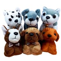 Mini Chaveiro De Pelucia Cachorro Raças Sortidos Jgde30pcs - 9cm