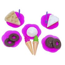 Mini Chef Cozinha Infantil Comidinhas Pratinhos Sorvete 16pç