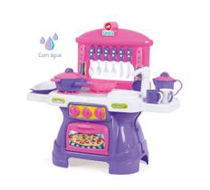 Mini Chef Rosa com Água Cozinha Rosa Brinquedo Calesita