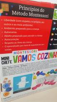 Mini Chef Vamos Cozinhar Montessori Em Madeira Brincadeira de Criança +3 Anos