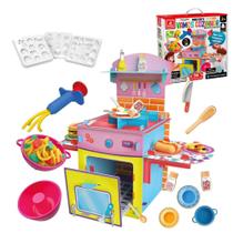 Mini Chef Vamos Cozinhar Montessori Em Madeira Brincadeira de Criança +3 Anos