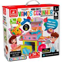 Mini Chefe Vamos Cozinhar Montessori - Brincadeira de Criança para Pequenos Chefs