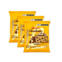 Mini Chocolomba Páscoa Gotas Chocolate Bauduco Kit 3un 80g