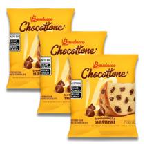 Mini Chocotone Bauducco Gotas Chocolate Kit 3 unidades 80g Mini Chocotone Bauducco Gotas Chocolate Kit 3 unidades 80g