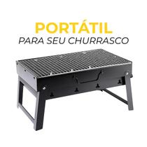 Mini Churrasqueira Americana Lucca - Movél Compacta para Camping e Praia