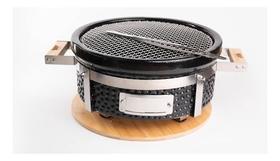 Mini Churrasqueira Cerâmica Portátil Kamado A Carvão Mini Churrasqueira Cerâmica Portátil Kamado A Carvão