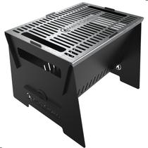 Mini Churrasqueira Grill Portatil Camping Aço A Carvão FS