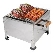 Mini churrasqueira parrilha picanheira inox MINI PARRILHA PRODUZIDA NO INOX 430.