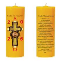 Mini Círio Da Família Cordeiro Amarelo Adesivo Mini Círio Da Família Cordeiro Amarelo Adesivo