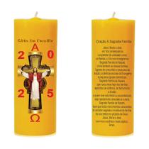Mini Círio Da Família Jesus Amarelo Adesivo Mini Círio Da Família Jesus Amarelo Adesivo