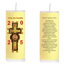 Mini círio pascal da família Cordeiro Amarelo Embalagem Flexível Mini círio pascal da família Cordeiro Amarelo Embalagem Flexível