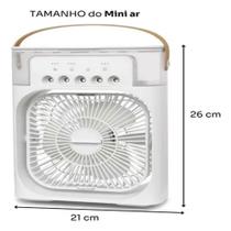 Mini Climatizador De Ar Frio Portátil Usb para sala/quarto