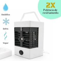 Mini Climatizador de Ar Portátil para Dias Quentes