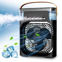 Mini Climatizador De Ar Umidificador Reservatório Água Gelo
