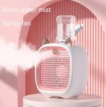 Mini Climatizador Umidificador Portátil Ventilador Gatinho