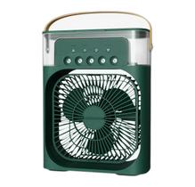 Mini Climatizador Usb Com Gelo Frio E Aromático