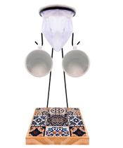 Mini Coador Café Gourmet Individual + 2 Canecas 170ml mod1