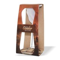 Mini coador de café base cromada c/ coador de pano - ALPIF