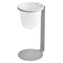 Mini Coador de Café Individual com Filtro de Pano Cor Prata