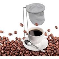 Mini Coador De Café Individual De Metal Suporte Para Xícara