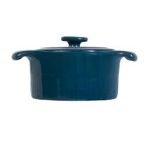 Mini Cocotte em Porcelana Verdigris de 200ml Germer Porcelanas