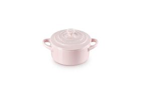 Mini Cocotte Le Creuset Cerâmica Rosa - 240ml - Clássica e Redonda