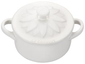 Mini Cocotte Le Creuset Redonda de Grés (240ml) com Tampa Floral