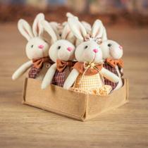 Mini Coelho Bege 17 Cm