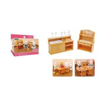 Mini Coelho Villa - Conjunto de Móveis para Meninas - Brinquedo de Faz de Conta