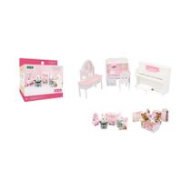 Mini Coelho Villa - Conjunto de Móveis para Meninas - Brinquedo de Faz de Conta