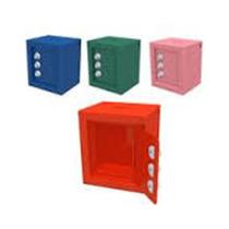 Mini Cofre 10x08x12cm Com Segredo Várias Cores - 013173 - FERCAR Mini Cofre 10x08x12cm Com Segredo Várias Cores - 013173 - FERCAR