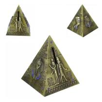 Mini Cofre Decorativo Pirâmide Egípcia - Jiaxi Artesanato